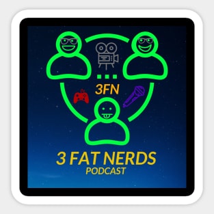 3FN Retro Logo Sticker